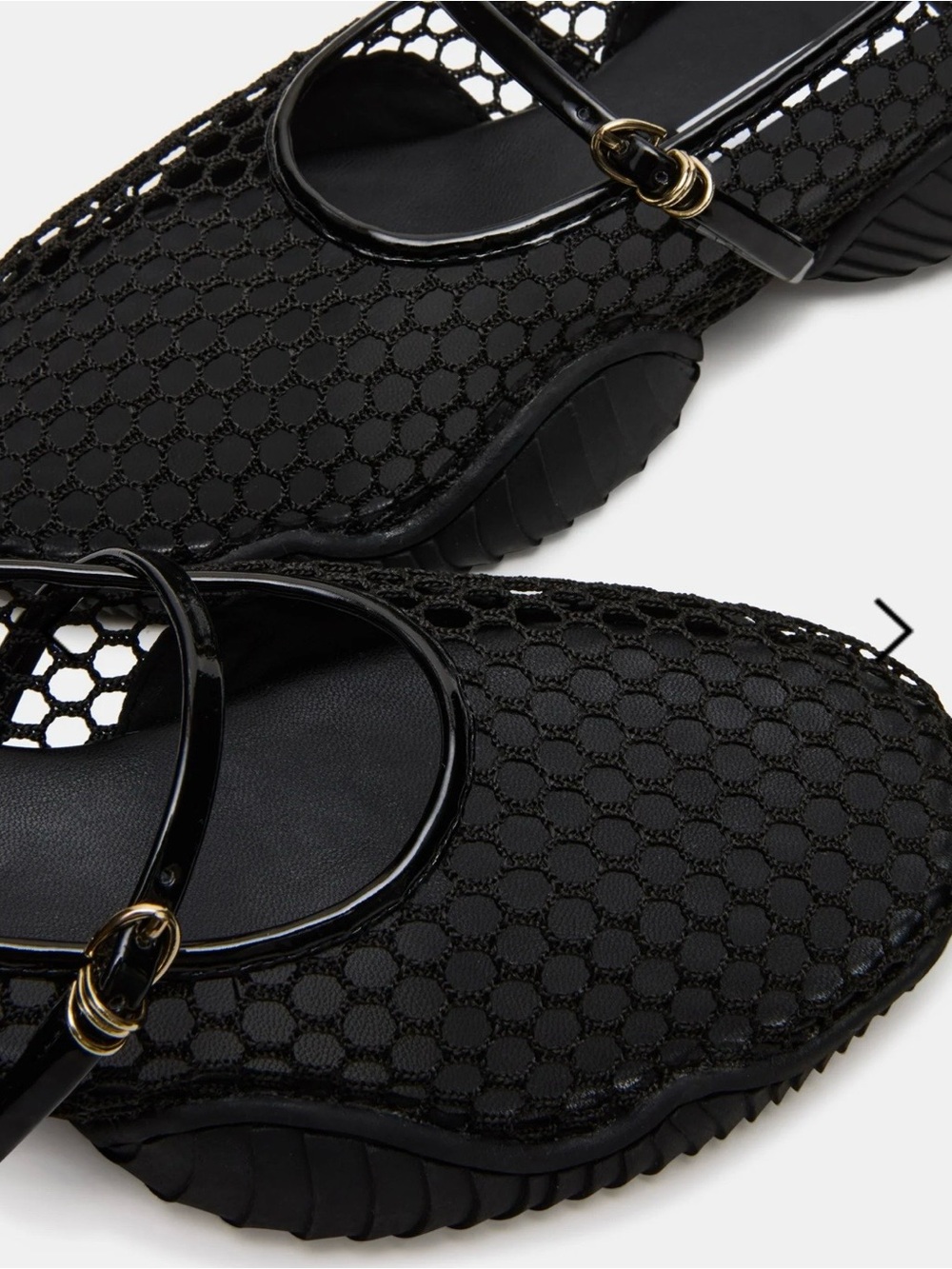 Steve Madden Vickee Black Mesh - Picture 2 of 4
